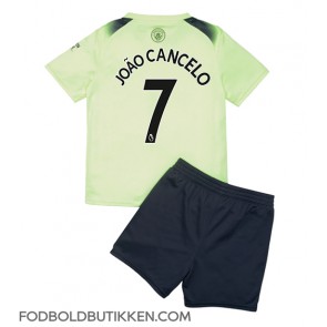 Manchester City Joao Cancelo #7 Tredjetrøje Børn 2022-23 Kortærmet (+ Korte bukser)